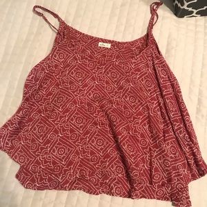 Cute Patterned orange tank